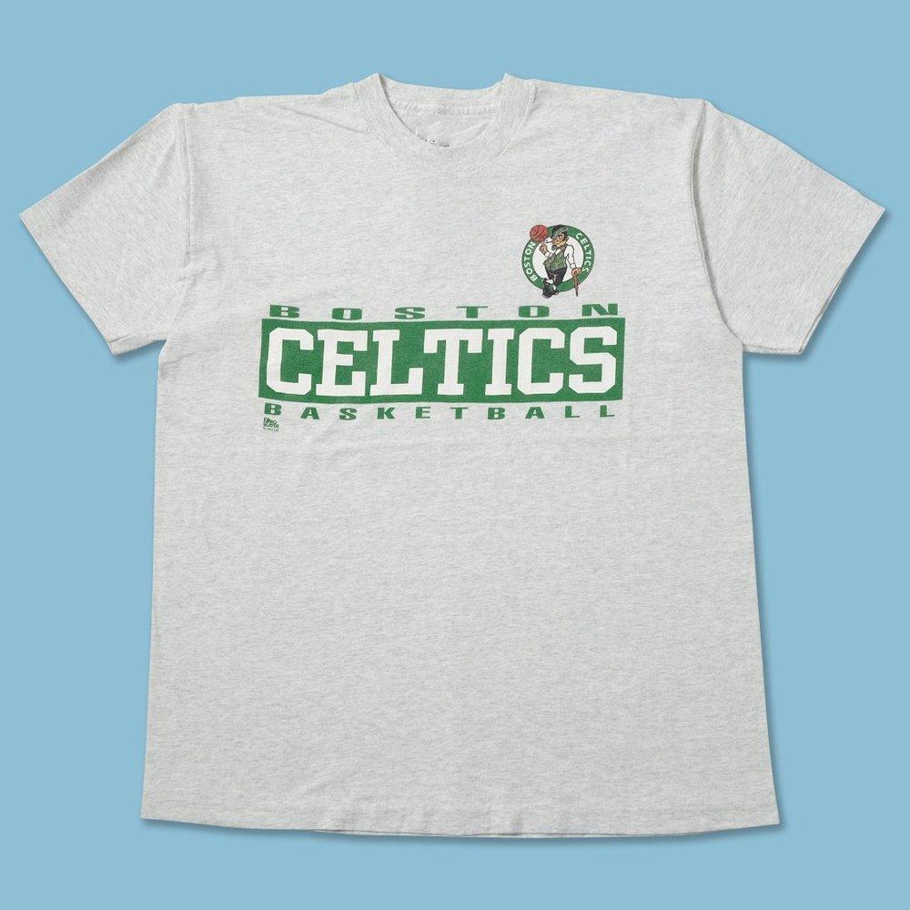 Style Ash Grey Basketball Boston Celtics T-Shirt